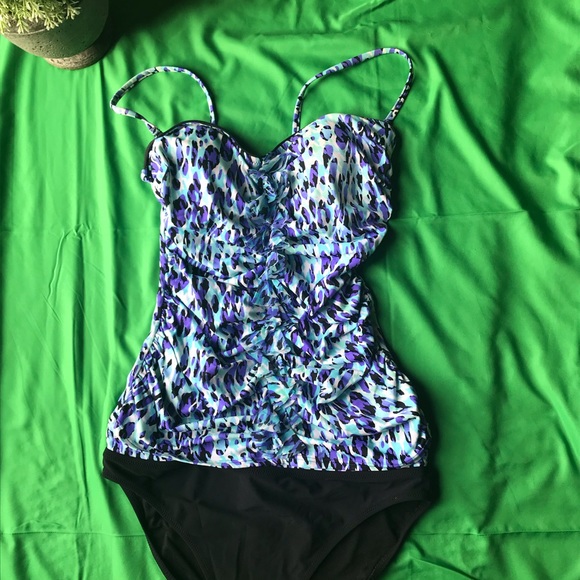 Gottex Profile 2 piece tankini in Blue 😎 - Picture 2 of 7